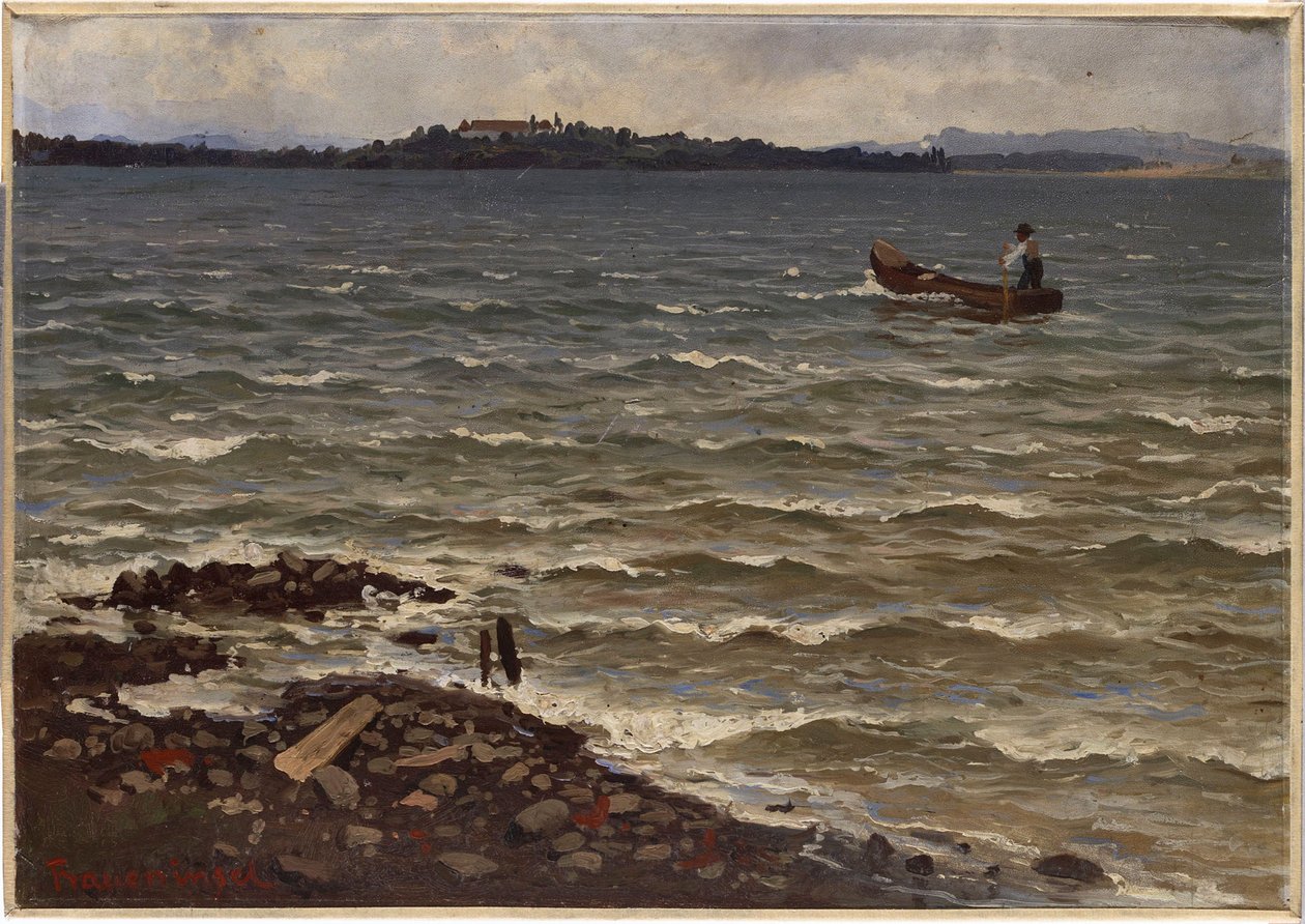Landskab, Fraueninsel af Hjalmar Munsterhjelm