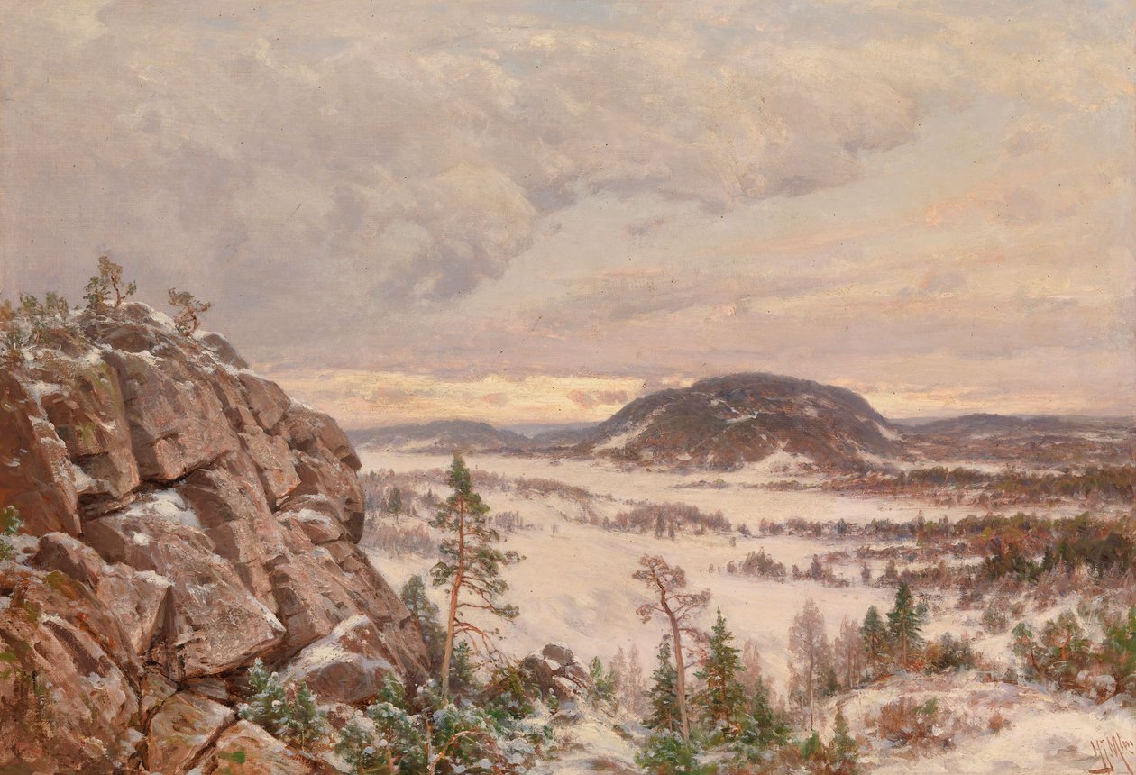 Vintermorgen af Hjalmar Munsterhjelm