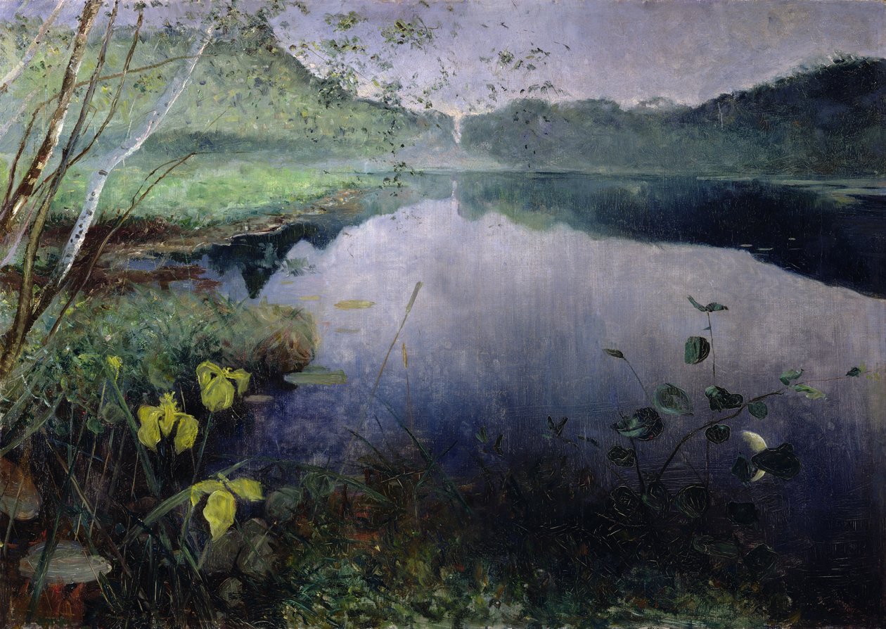 Fra Daelivannet (olie på lærred) af Hjalmer Eilif Emanuel Peterssen