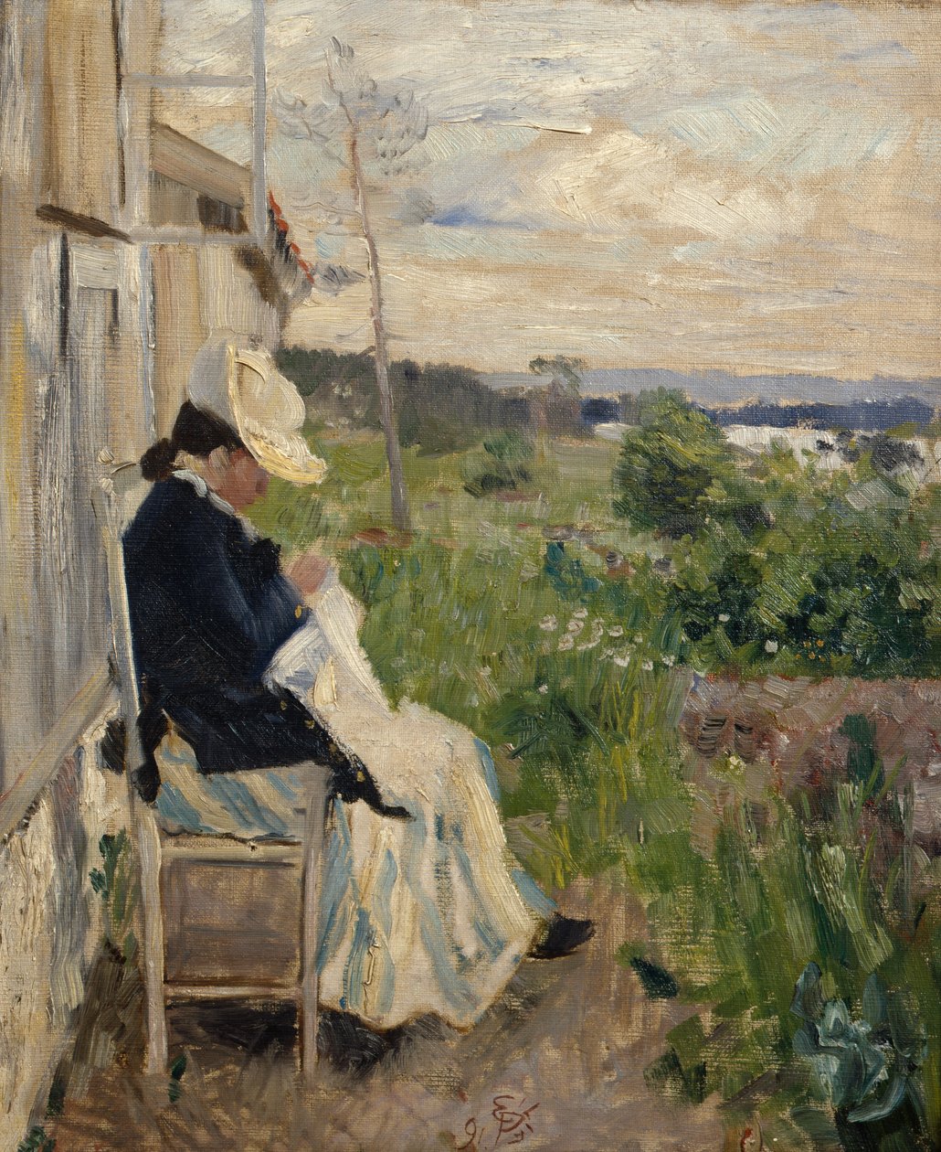 I solen af Hjalmer Eilif Emanuel Peterssen