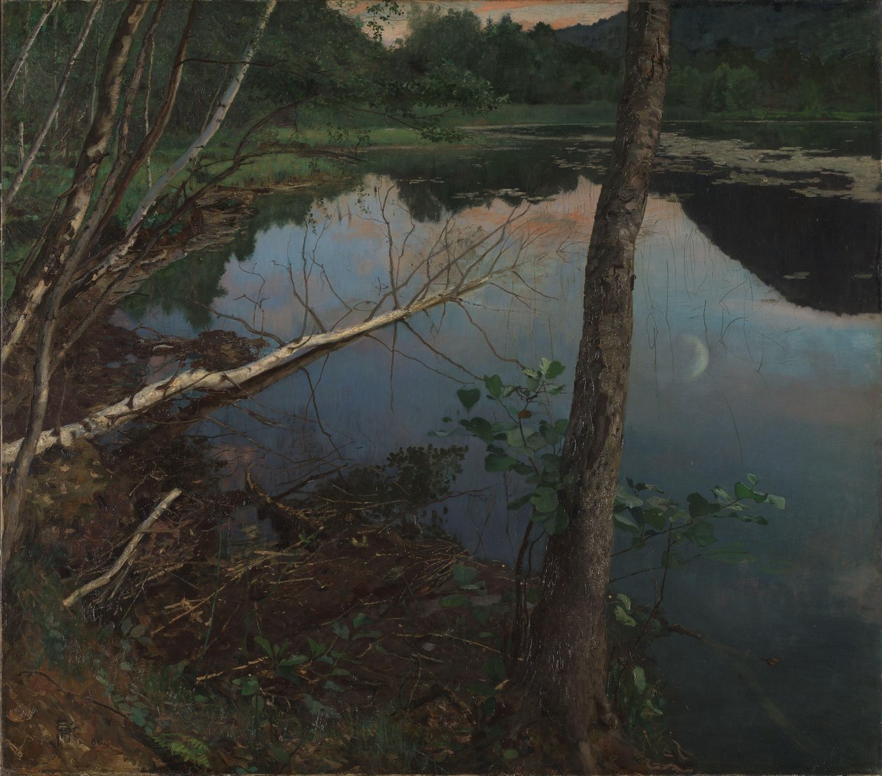 Sommernat af Hjalmer Eilif Emanuel Peterssen
