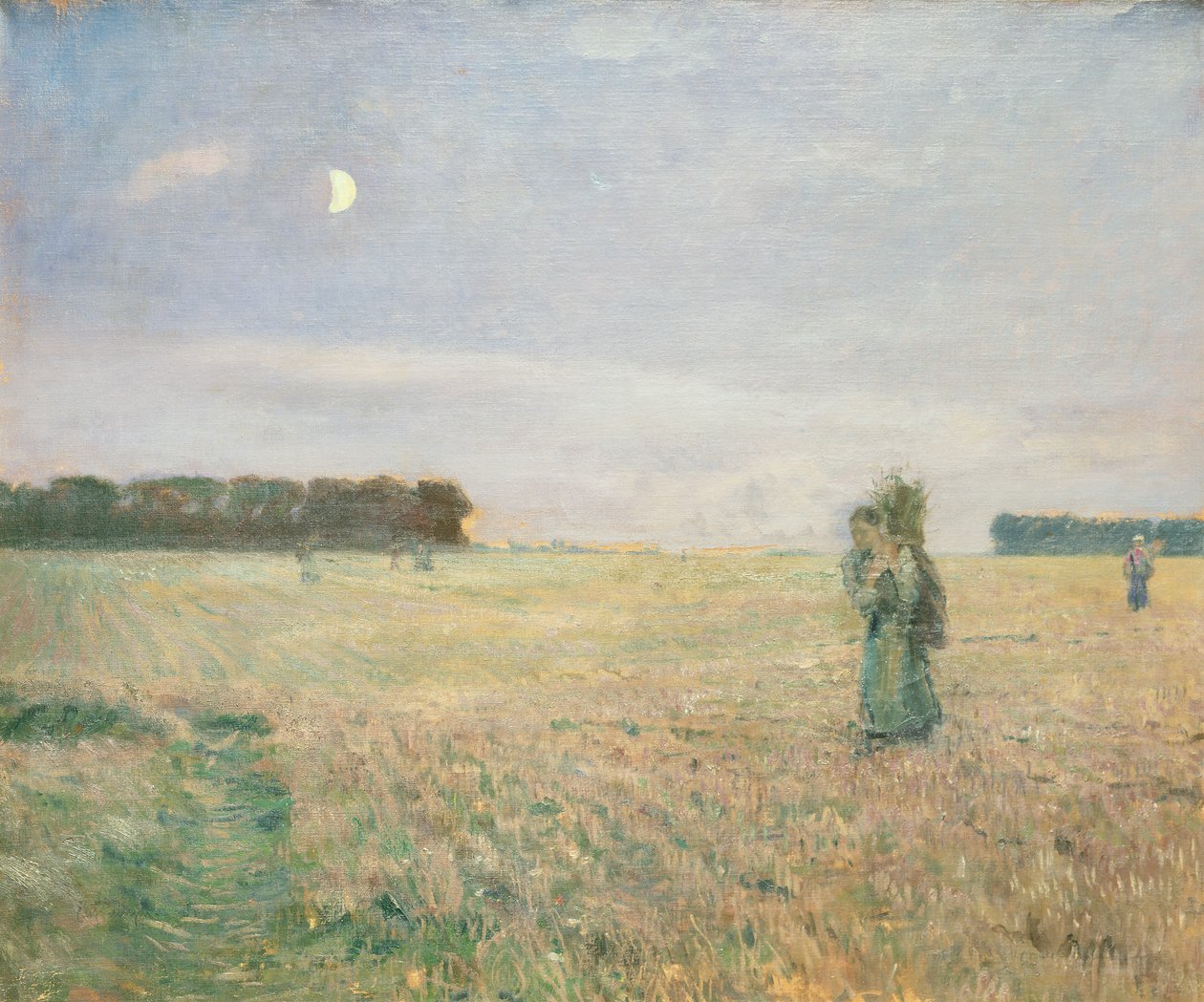 The End of the Day (olie på lærred) af Hjalmer Eilif Emanuel Peterssen