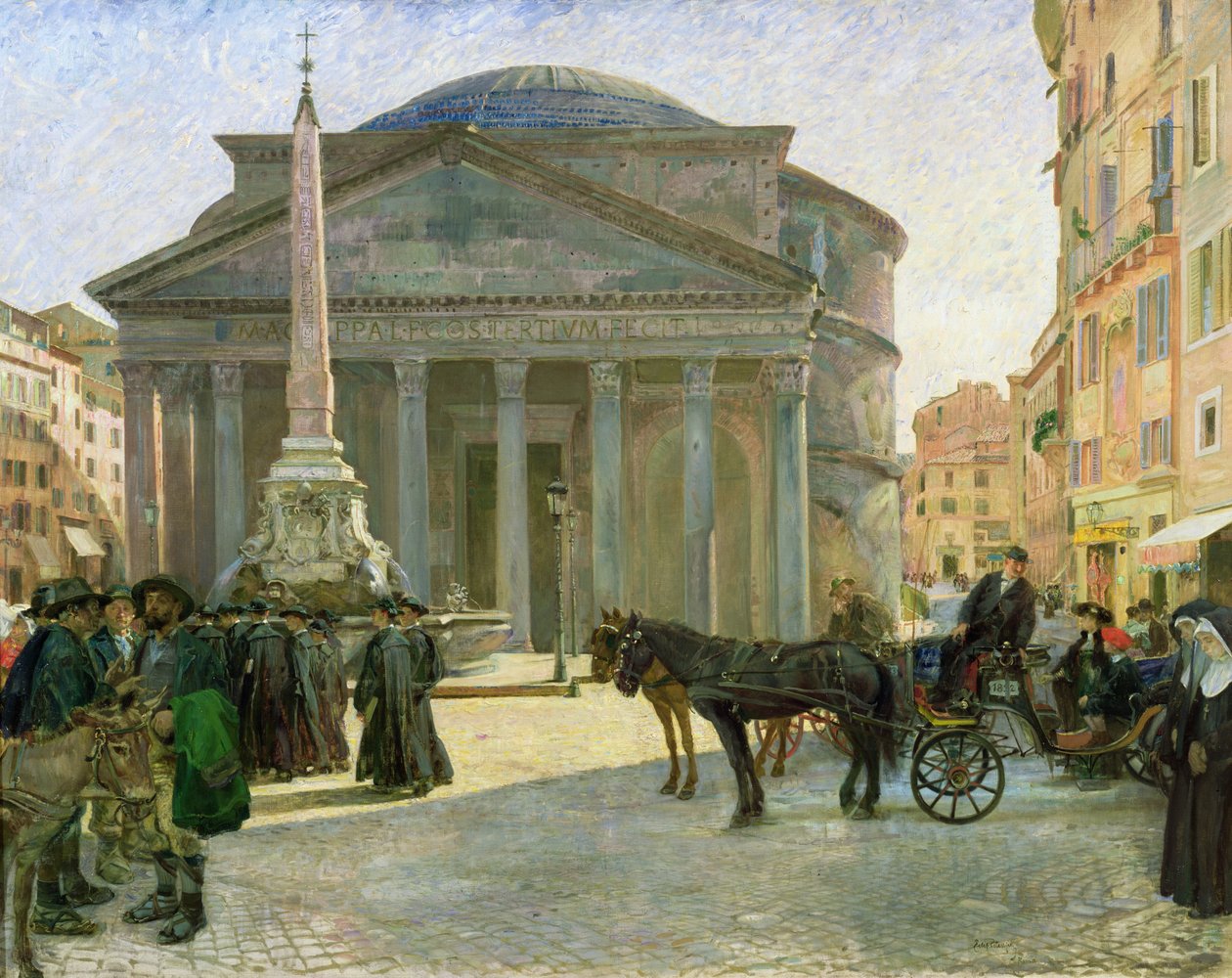 Pantheon, Rom af Hjalmer Eilif Emanuel Peterssen