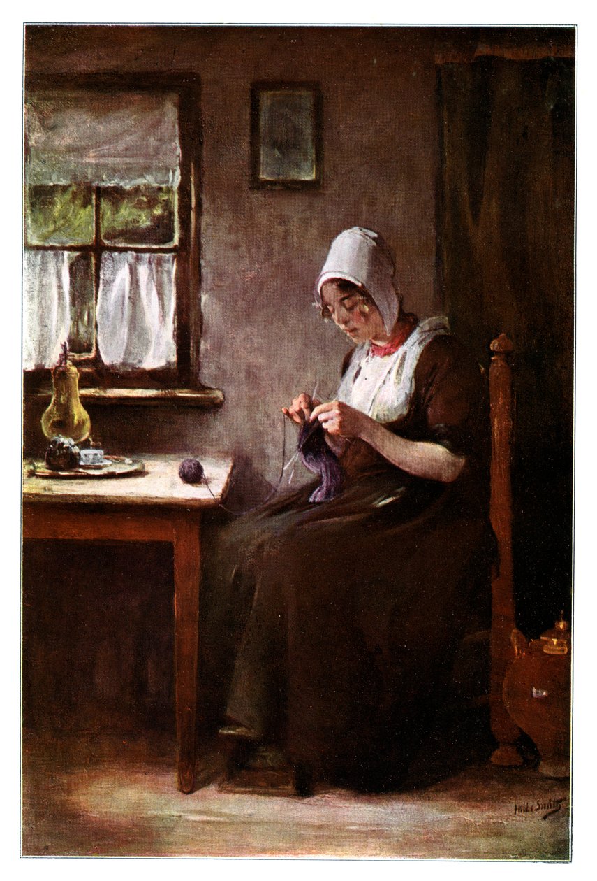 Strikkefiskerkone, 1901. af Hobbe Smith