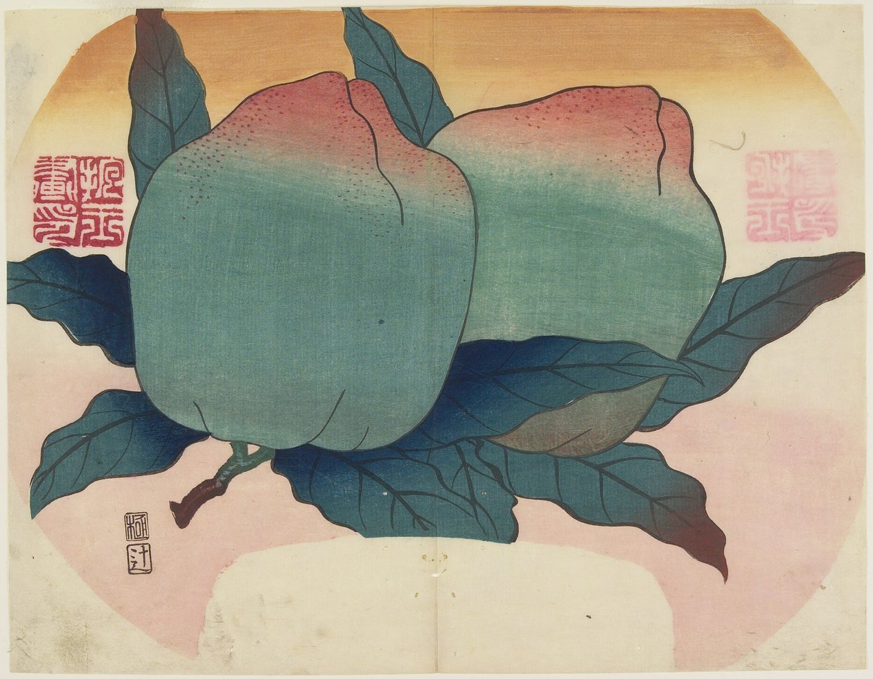 (frugt på vinstokke), ca. 1830 af Hogyoku