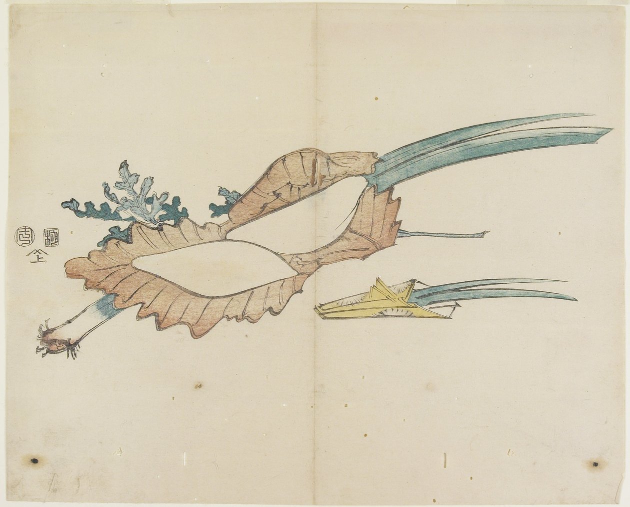 (Riskage og irisblade til drengefestivalen), 1841 af Hogyoku