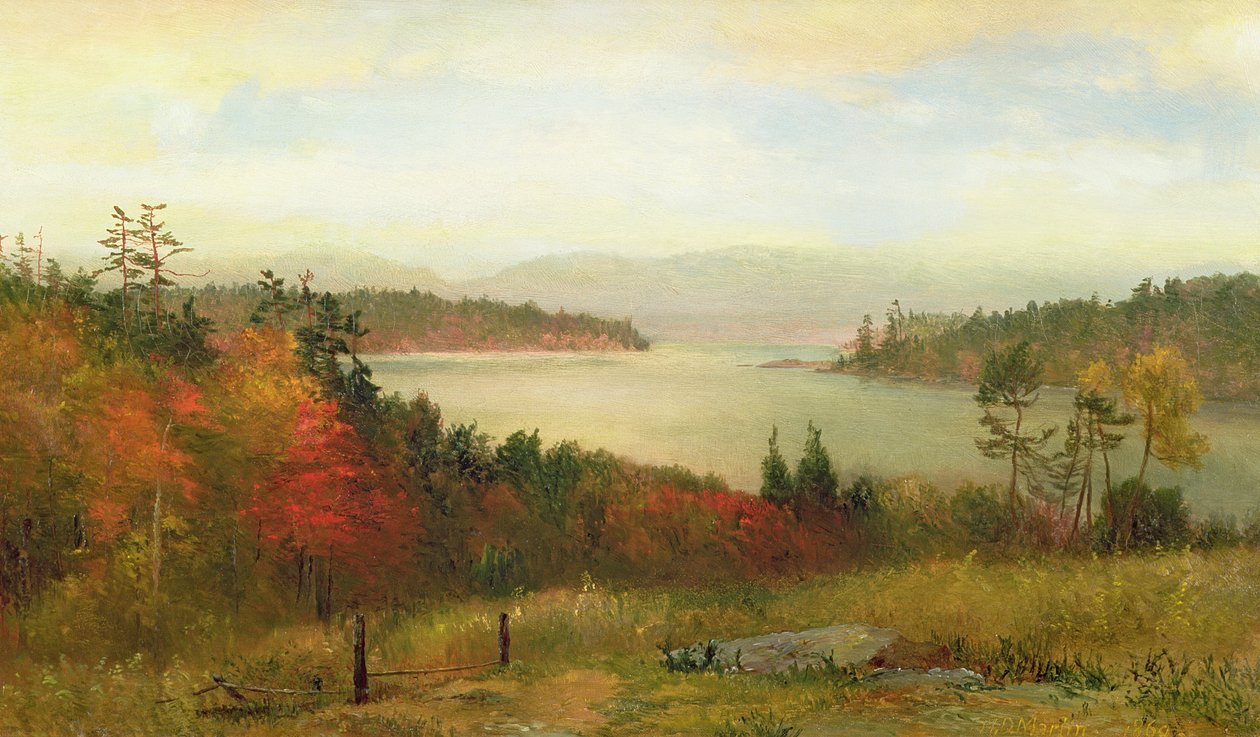 Snowshoe Lake, 1869 af Homer Dodge Martin