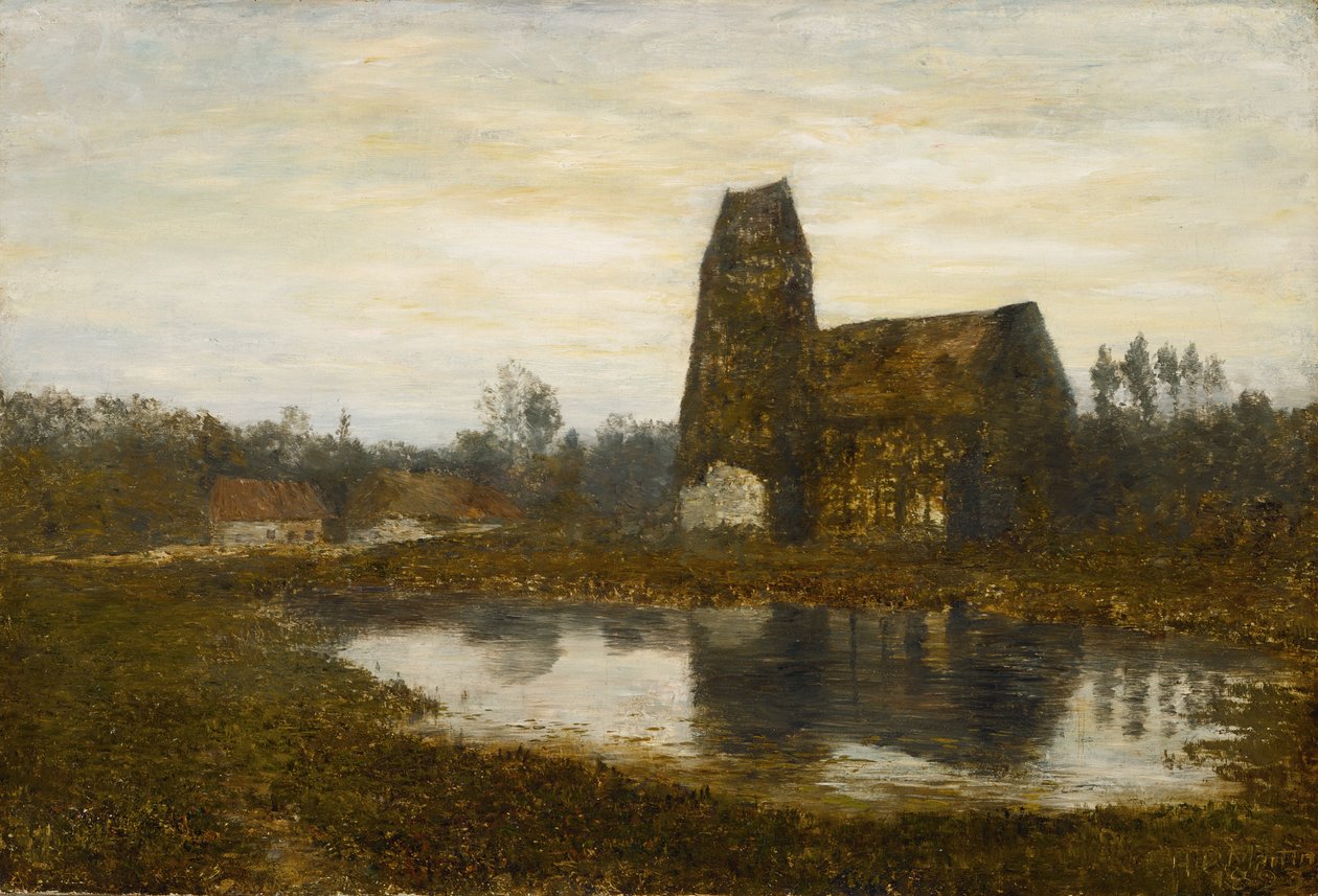 Criqueboeuf-kirken, Normandiet af Homer Dodge Martin