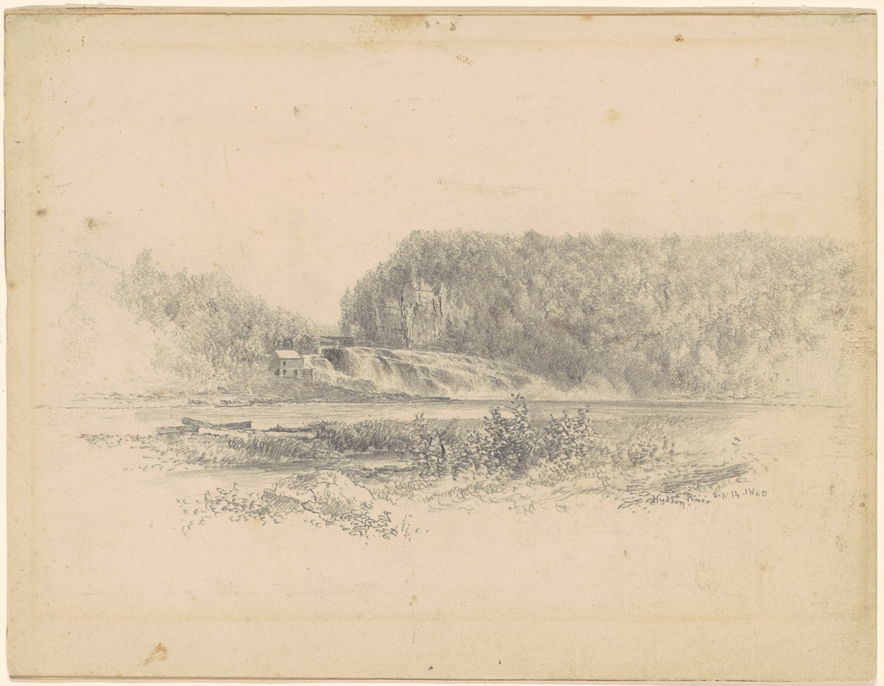 Hudson River af Homer Dodge Martin