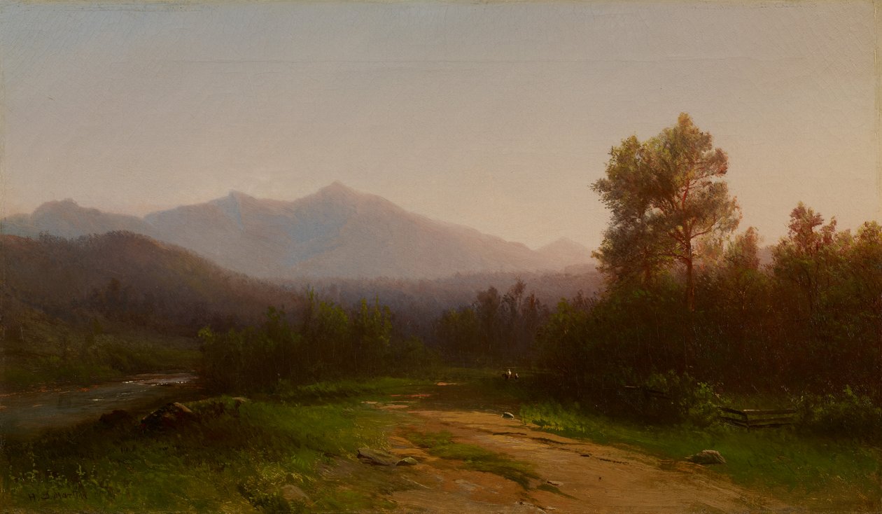 Hudson River Landscape, ca. 1860-5 af Homer Dodge Martin