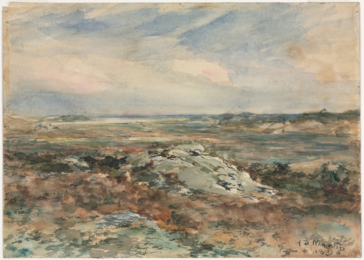 Landskab, 1896. af Homer Dodge Martin