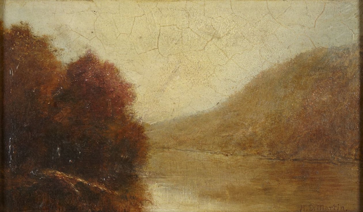 Flodscene, efterår af Homer Dodge Martin