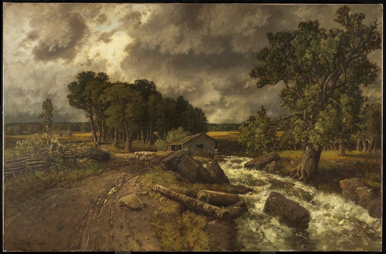 Den gamle Mølle, 1886 af Homer Watson