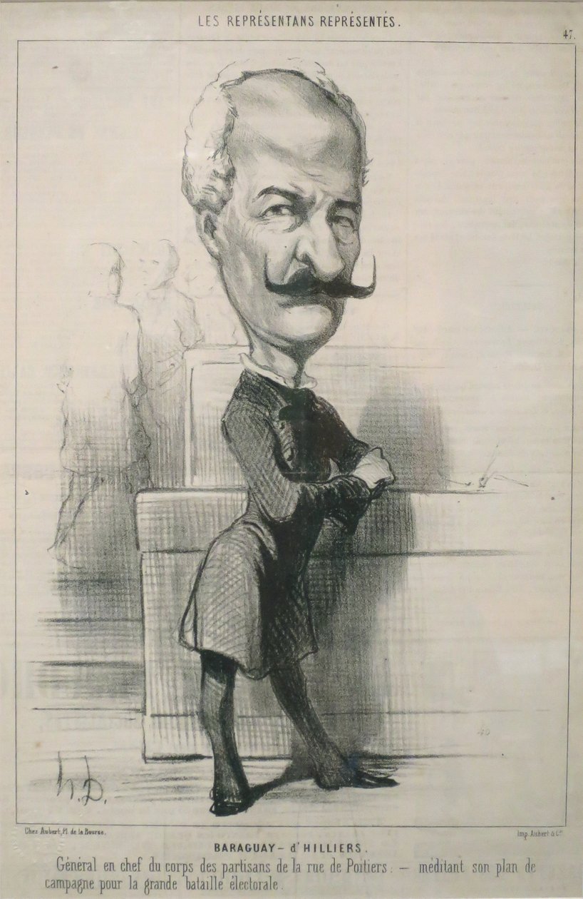 Archille Baraguay dHilliers af Honoré Daumier