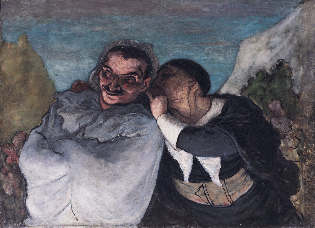 Crispin og Scapin, eller Scapin og Sylvester, ca. 1863-65 af Honoré Daumier