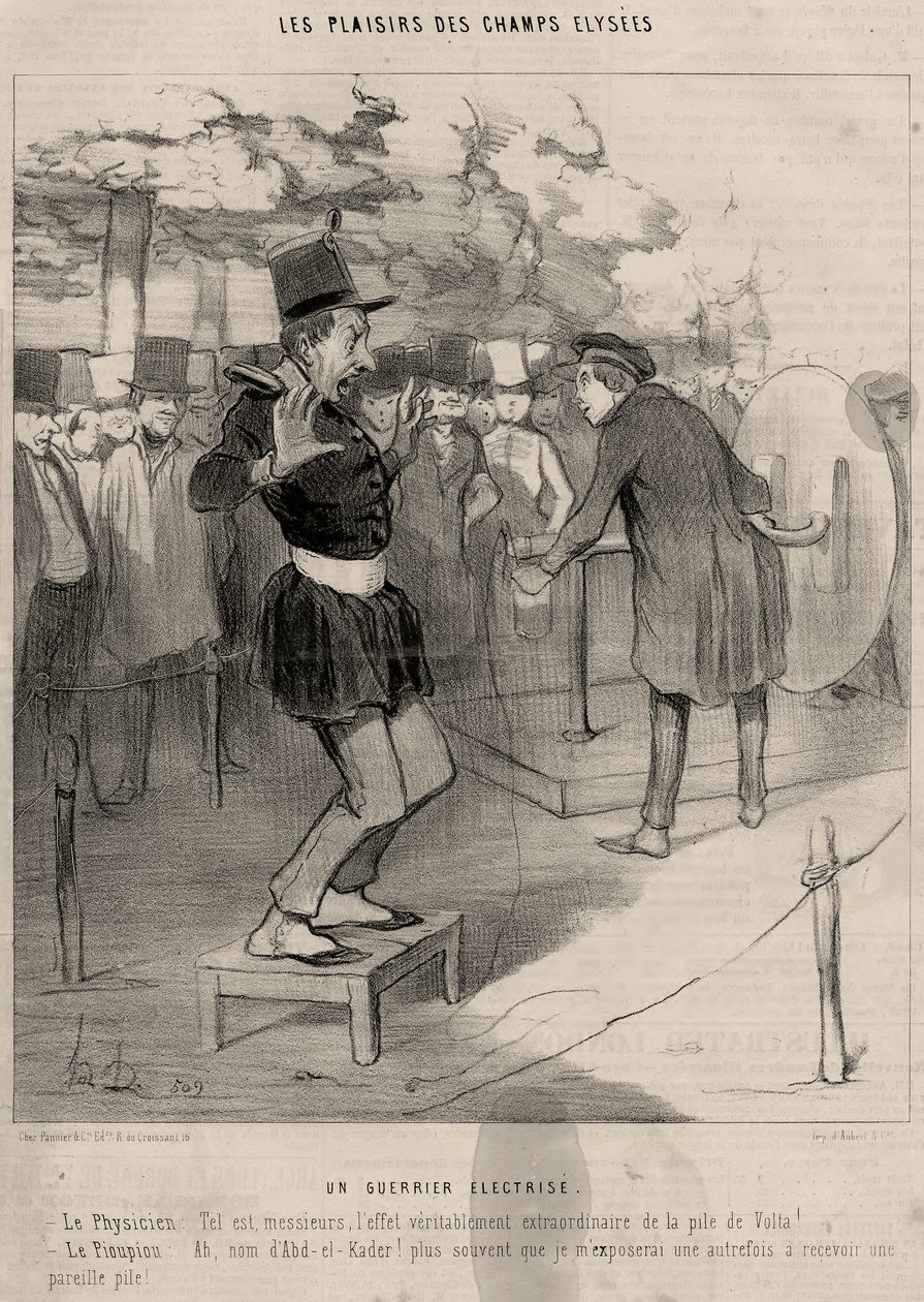Champs Elysées fornøjelser af Honoré Daumier