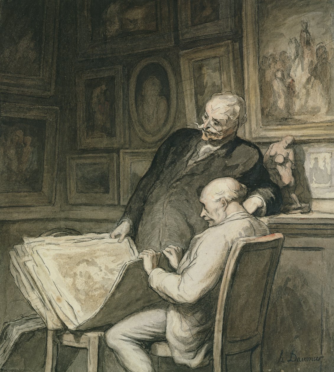 Tryksamlerne af Honoré Daumier