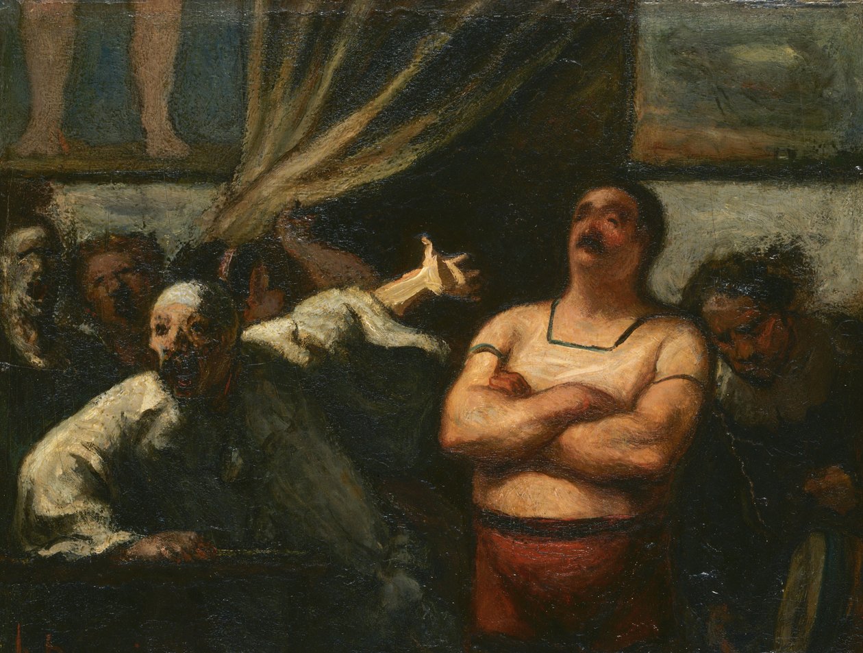 Den stærke mand af Honoré Daumier