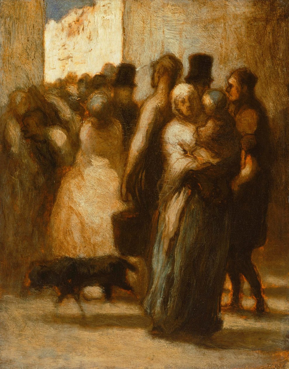 Til Gaden af Honoré Daumier