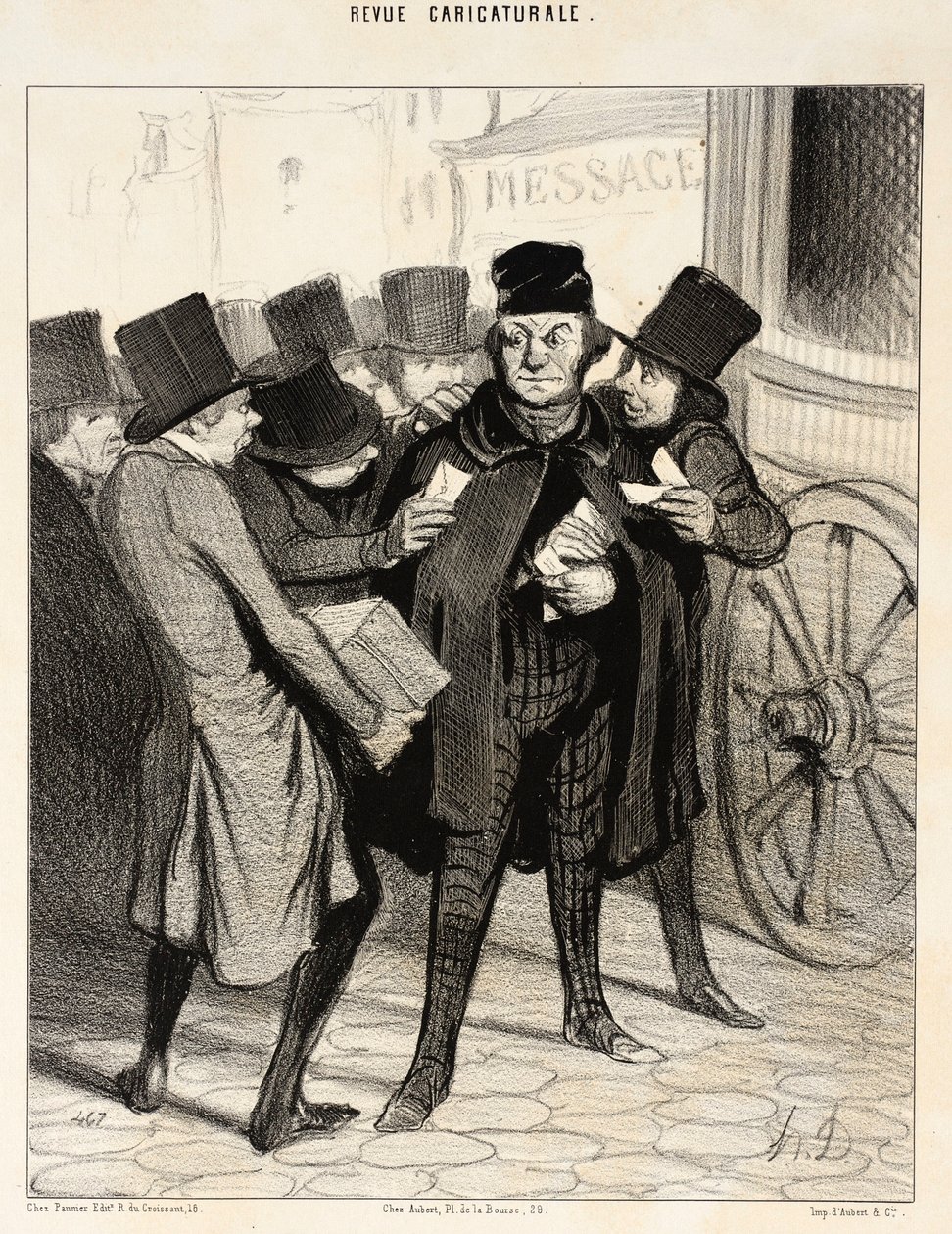 En fornøjelsestur til Paris af Honoré Daumier