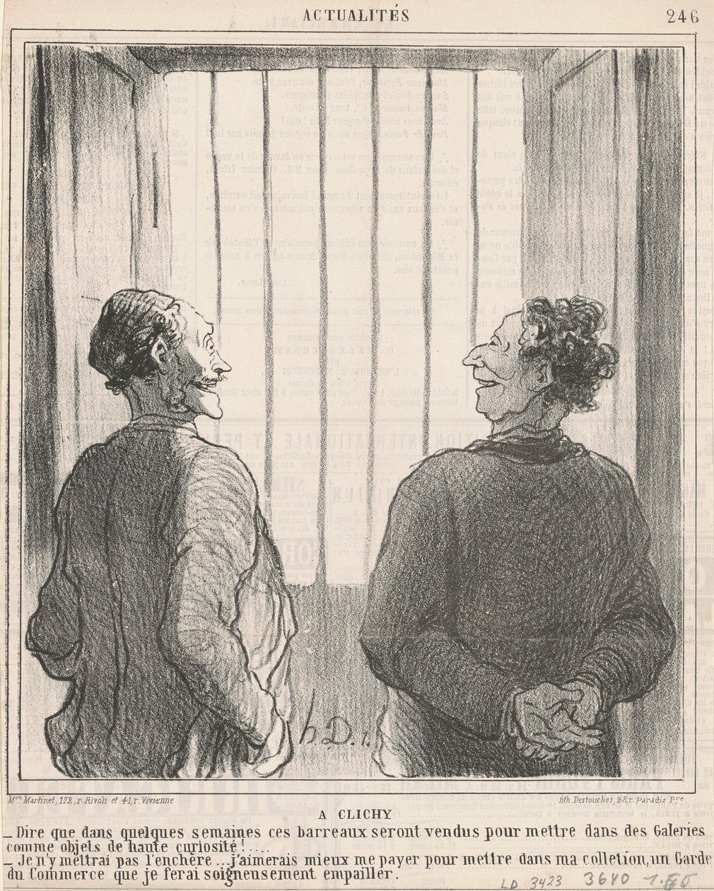 En klichy af Honoré Daumier