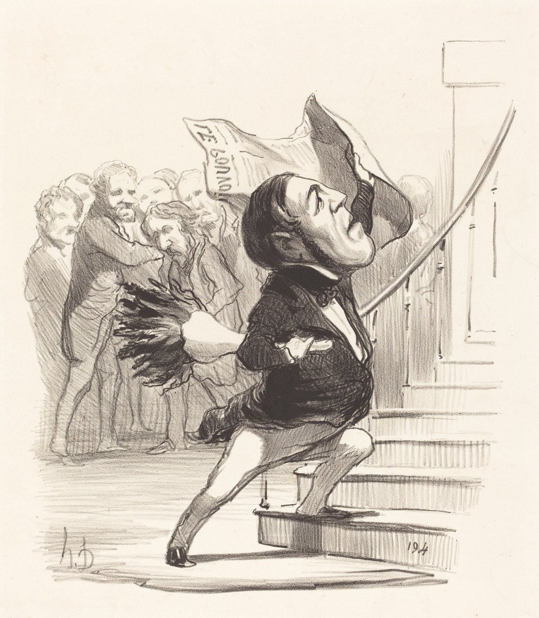 A. Granier de Cassagnac af Honoré Daumier
