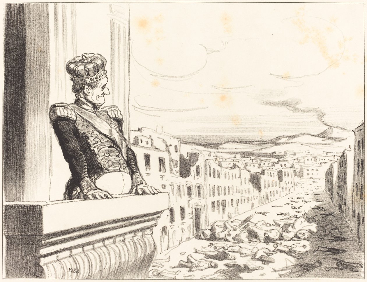 I Napoli - Det bedste af konger... (1. plade) af Honoré Daumier