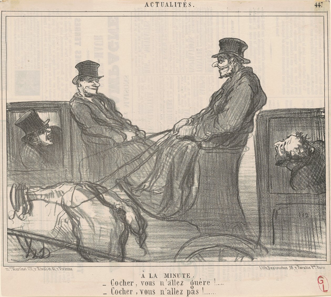 A til minutter af Honoré Daumier