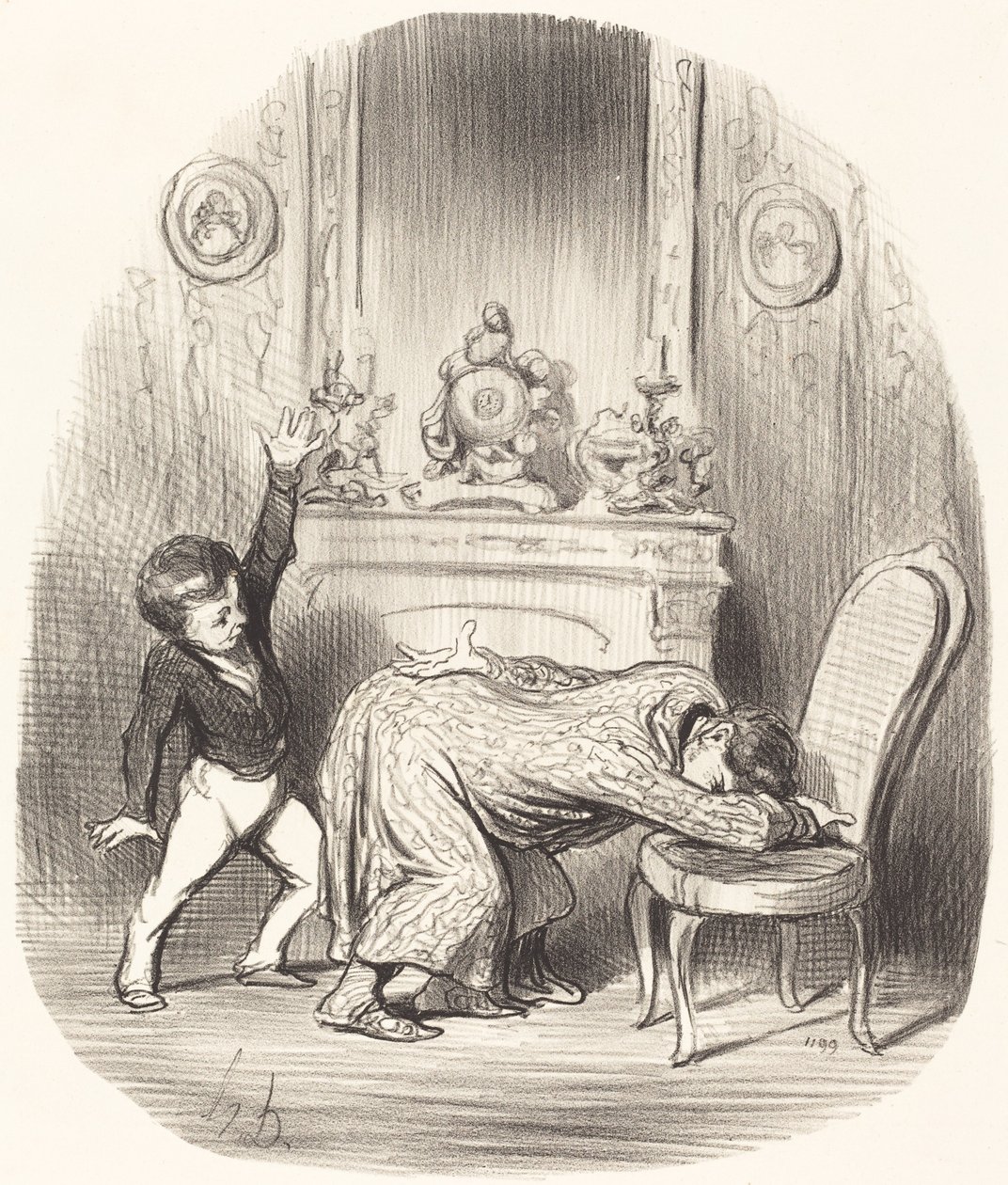 På foranledning af Henri IV af Honoré Daumier