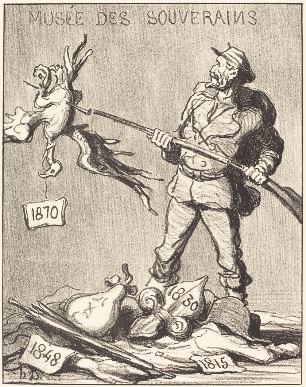 Hvem er den næste? af Honoré Daumier