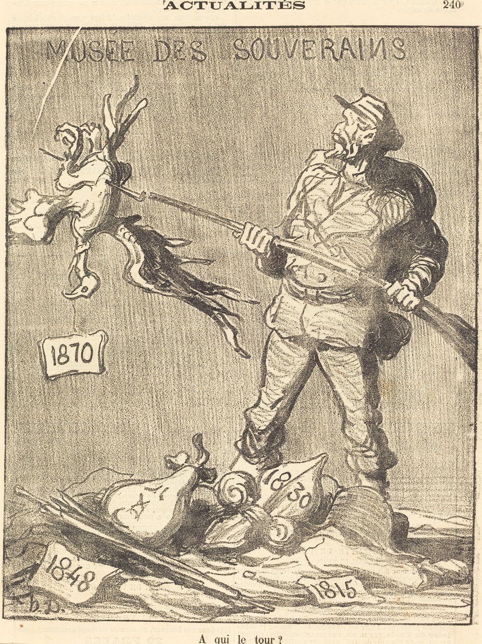 Hvem er den næste? af Honoré Daumier