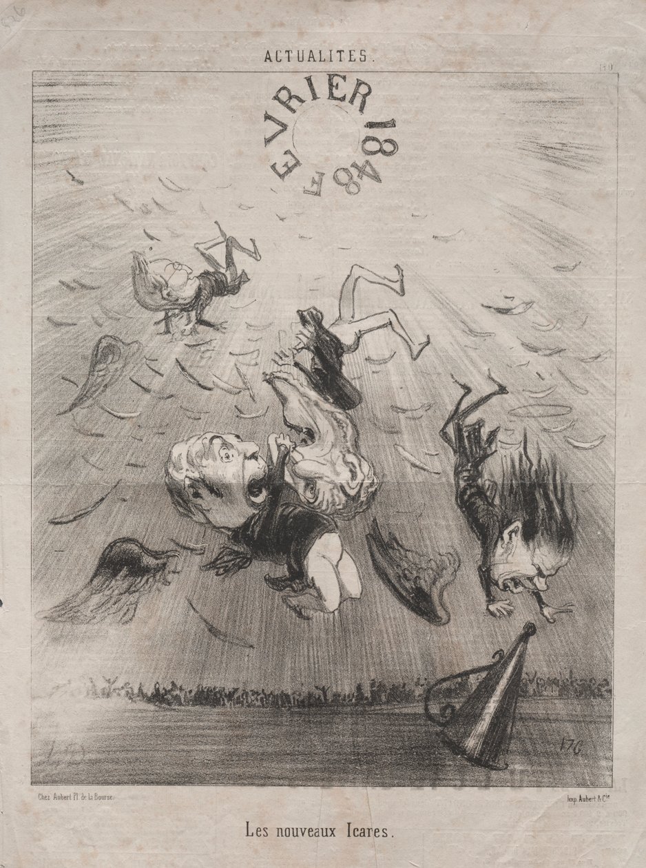 Aktualiteter (nr. 140): Den nye Ikaros af Honoré Daumier