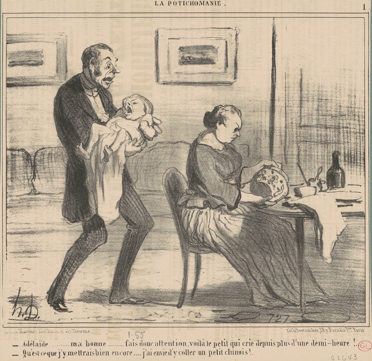 Adelaide ... min gode ... gør det ... af Honoré Daumier