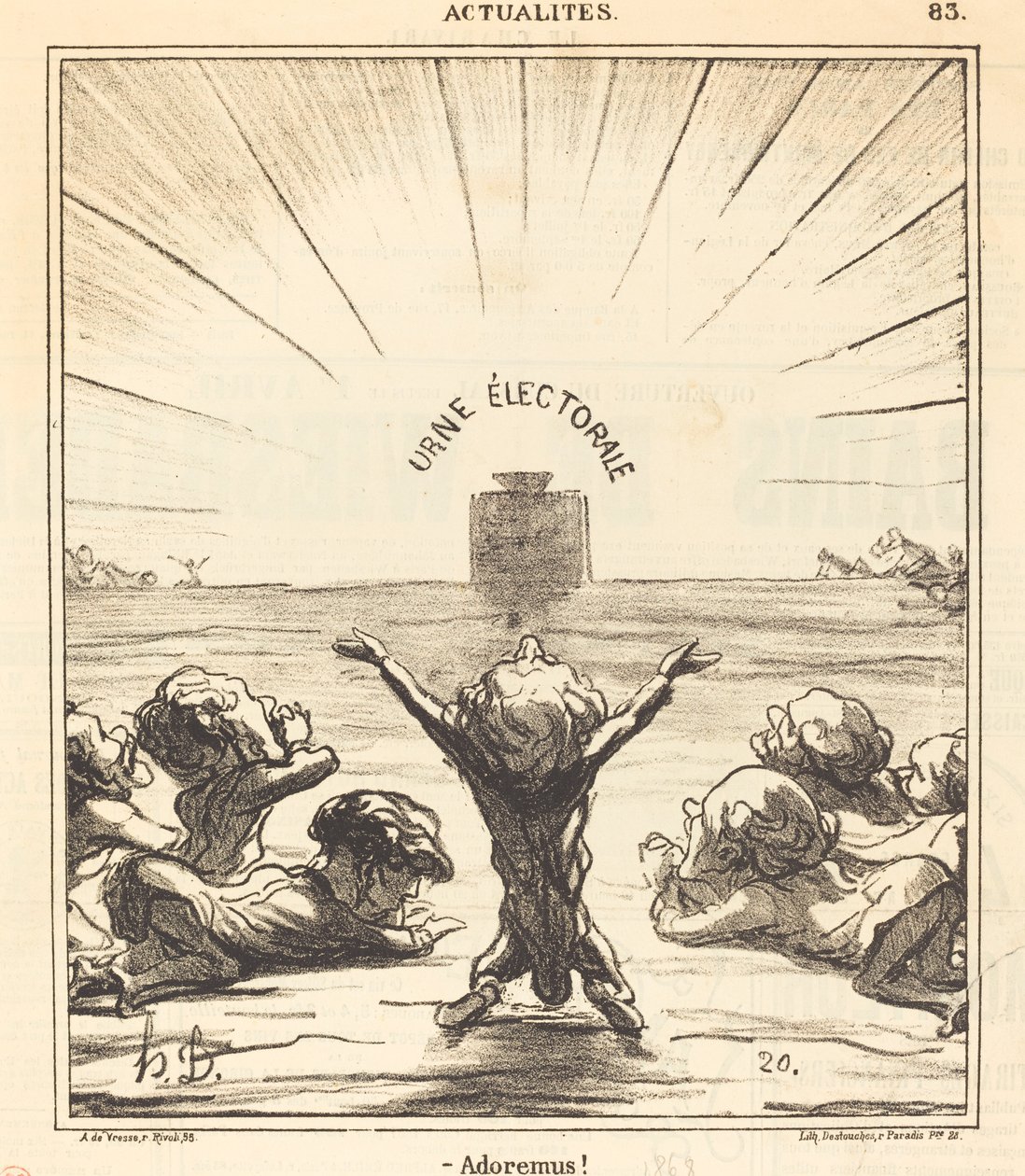 Vi elsker det! af Honoré Daumier