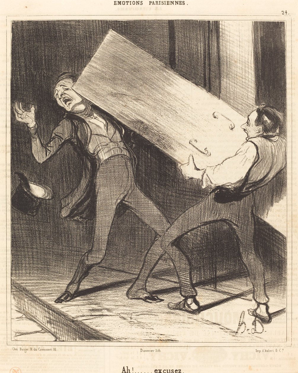 Ah! Undskyldning af Honoré Daumier