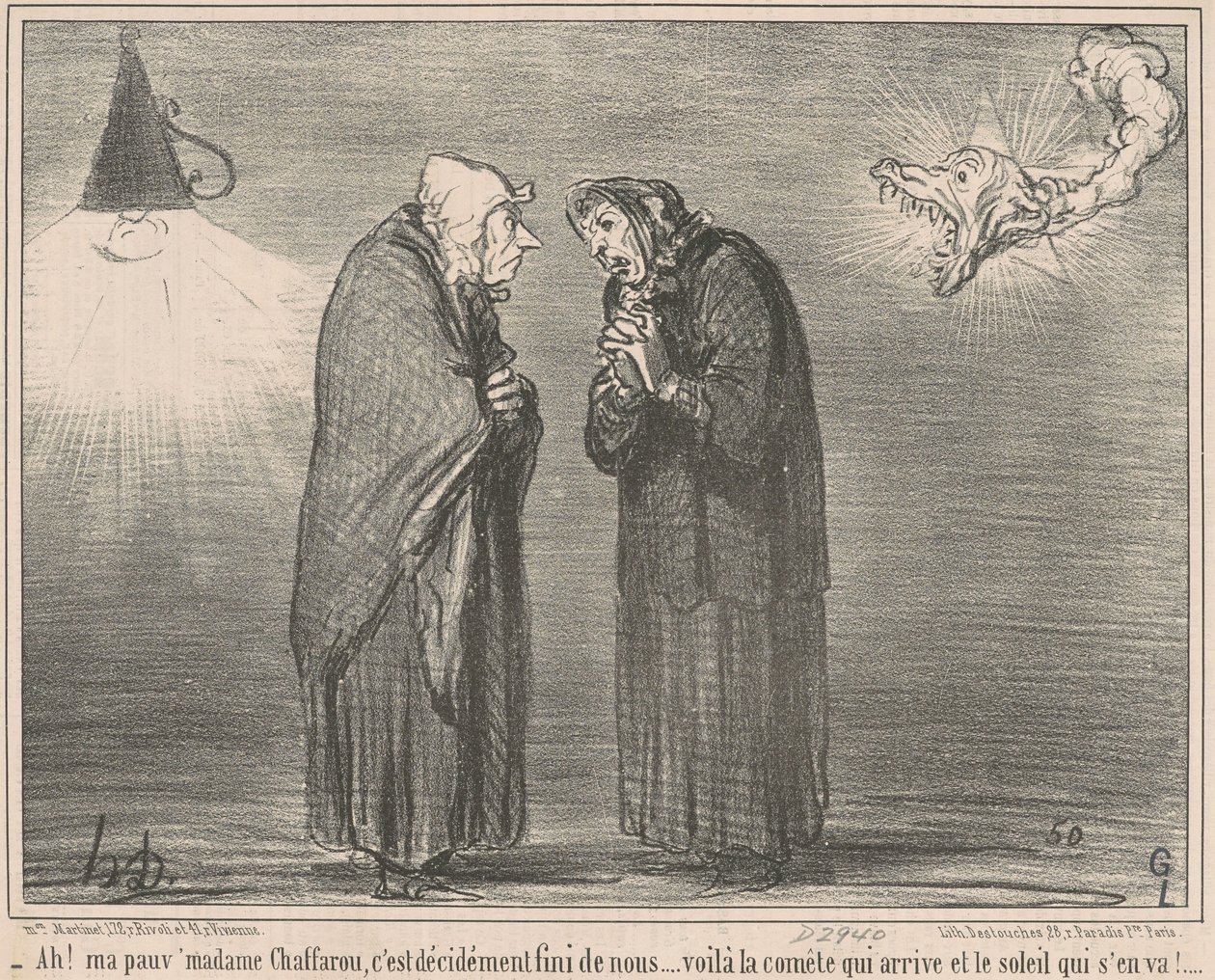 Øh! Hvad er Buffa så længe som ciffer... af Honoré Daumier