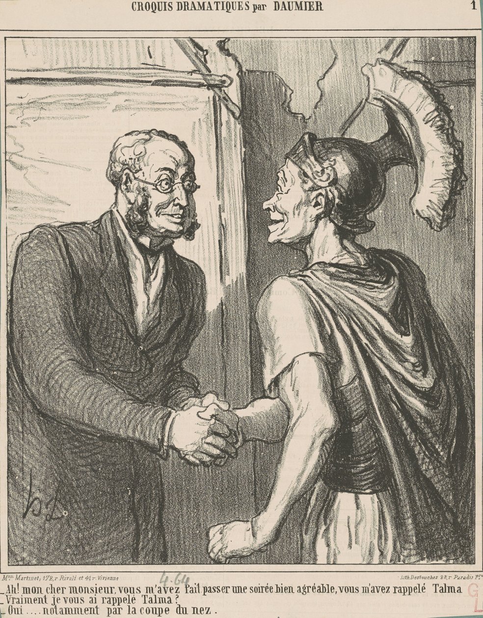 Ah! Min kære sir, du har mig... af Honoré Daumier