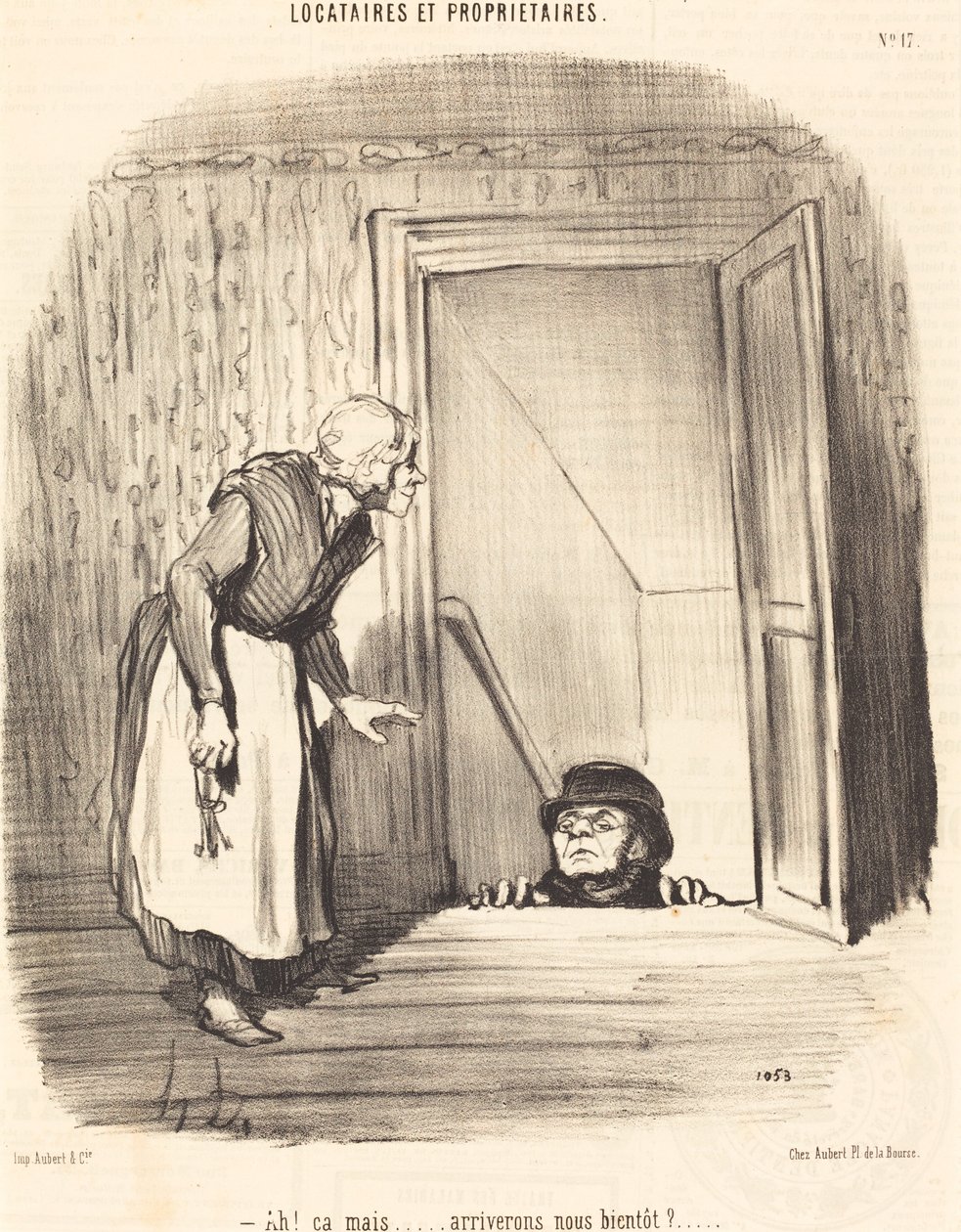 Ah! det men... kommer vi snart? af Honoré Daumier