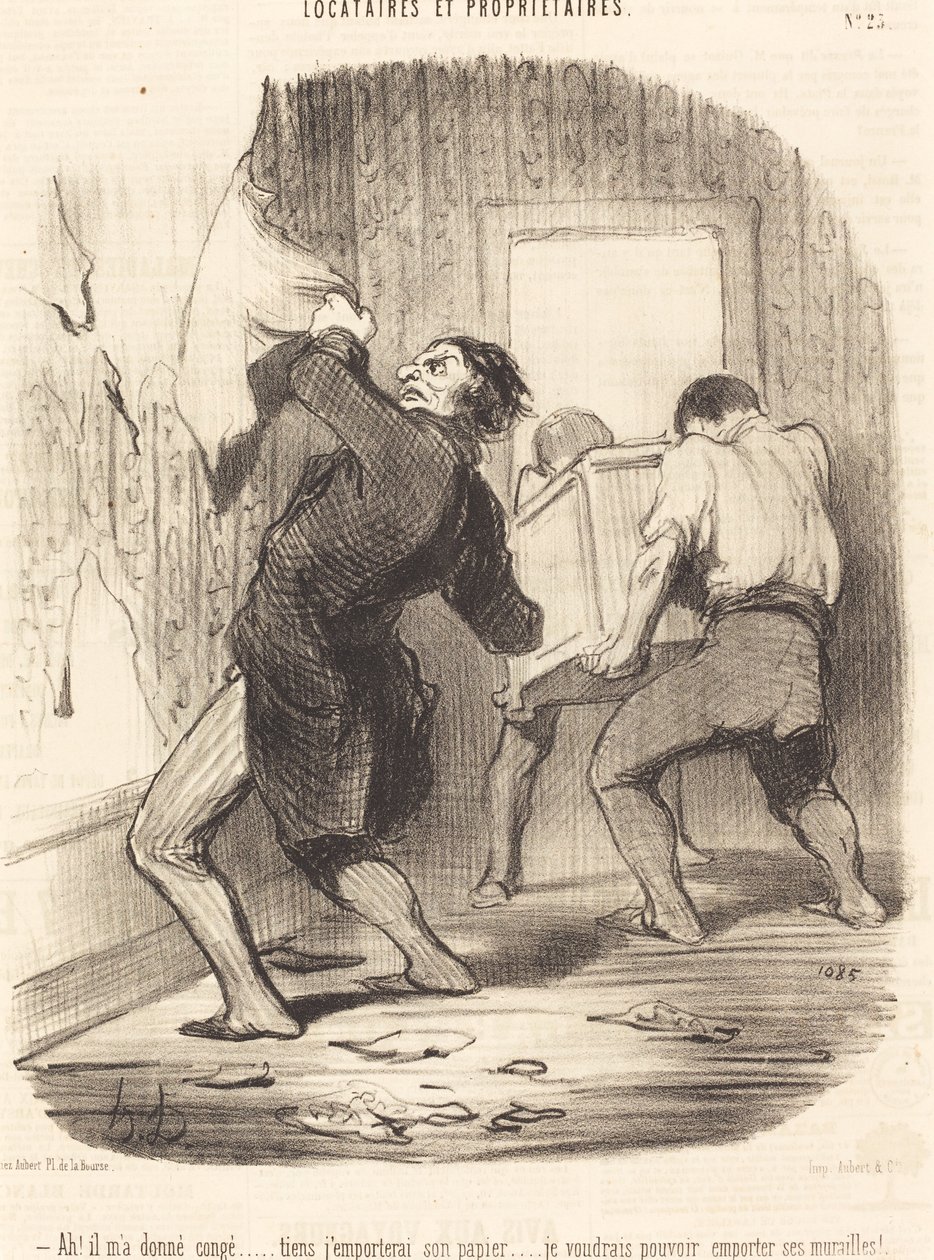 Ah! han gav mig lov... af Honoré Daumier
