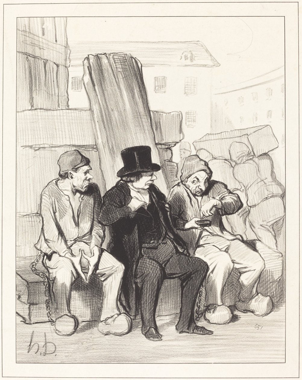 Så min ven, som toogtyve... af Honoré Daumier