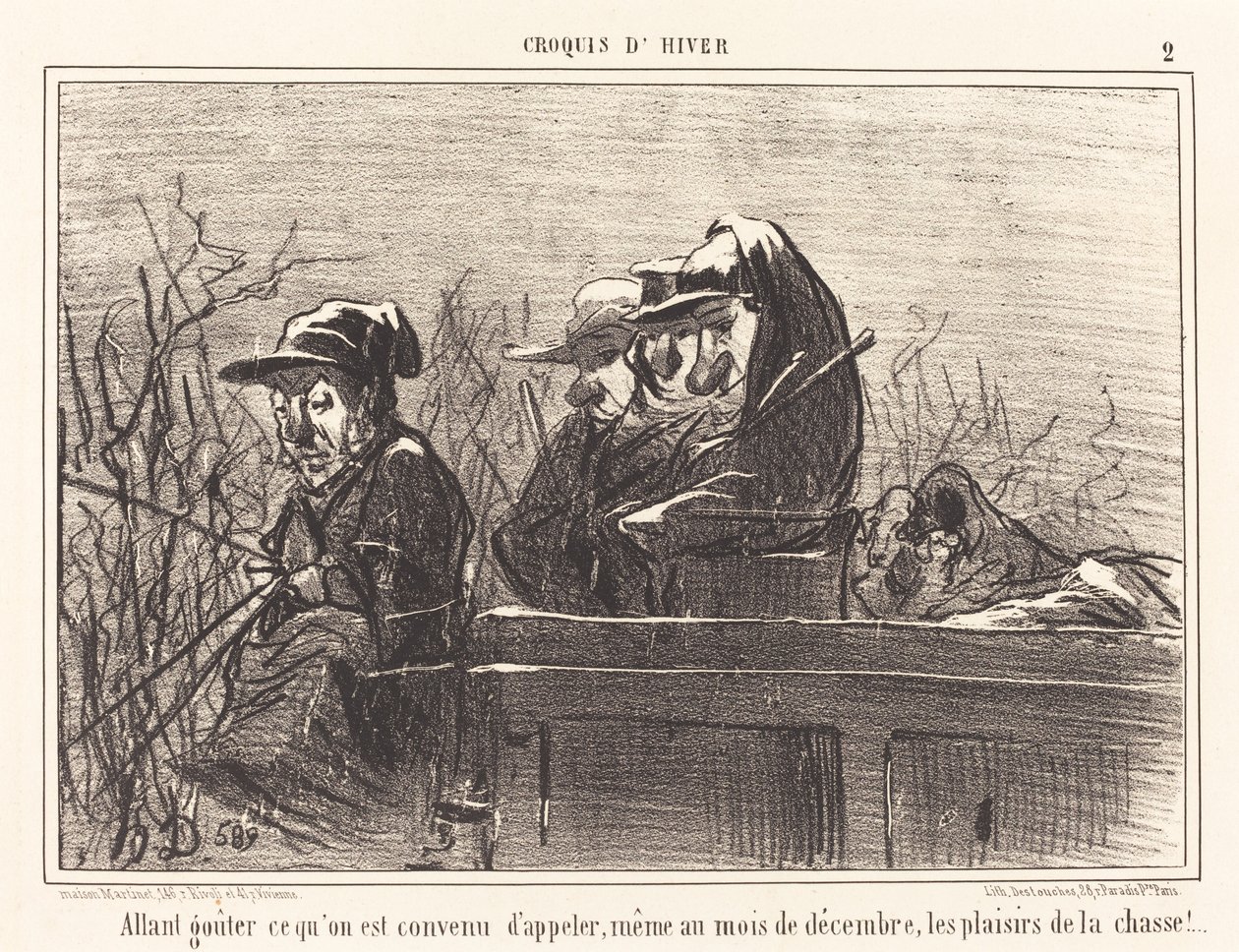 Skal smage det, vi blev enige om at kalde... af Honoré Daumier