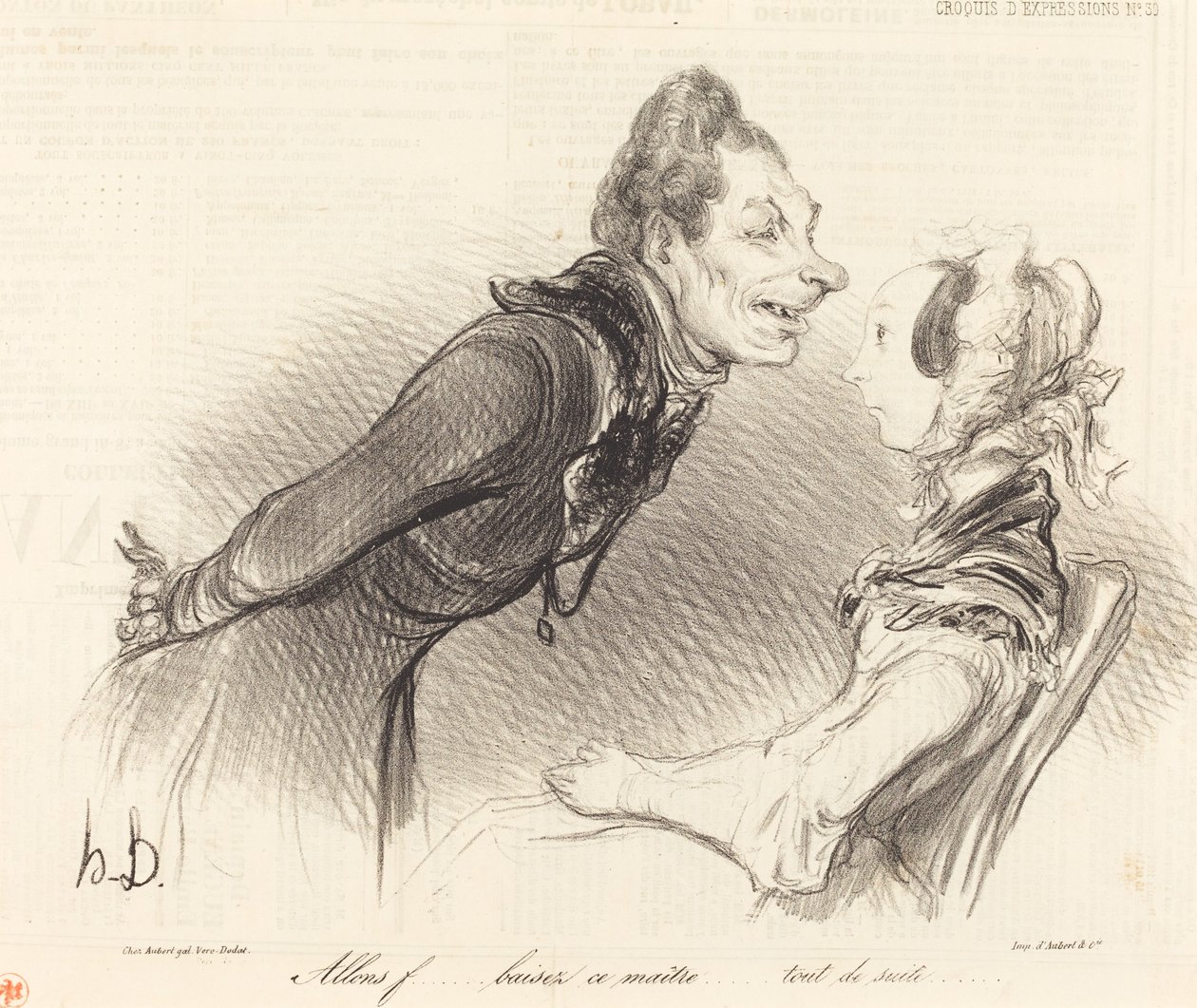 Kom nu... fuck denne herre... lige nu... af Honoré Daumier
