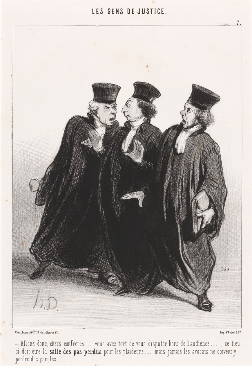 Kom så kære kolleger... af Honoré Daumier