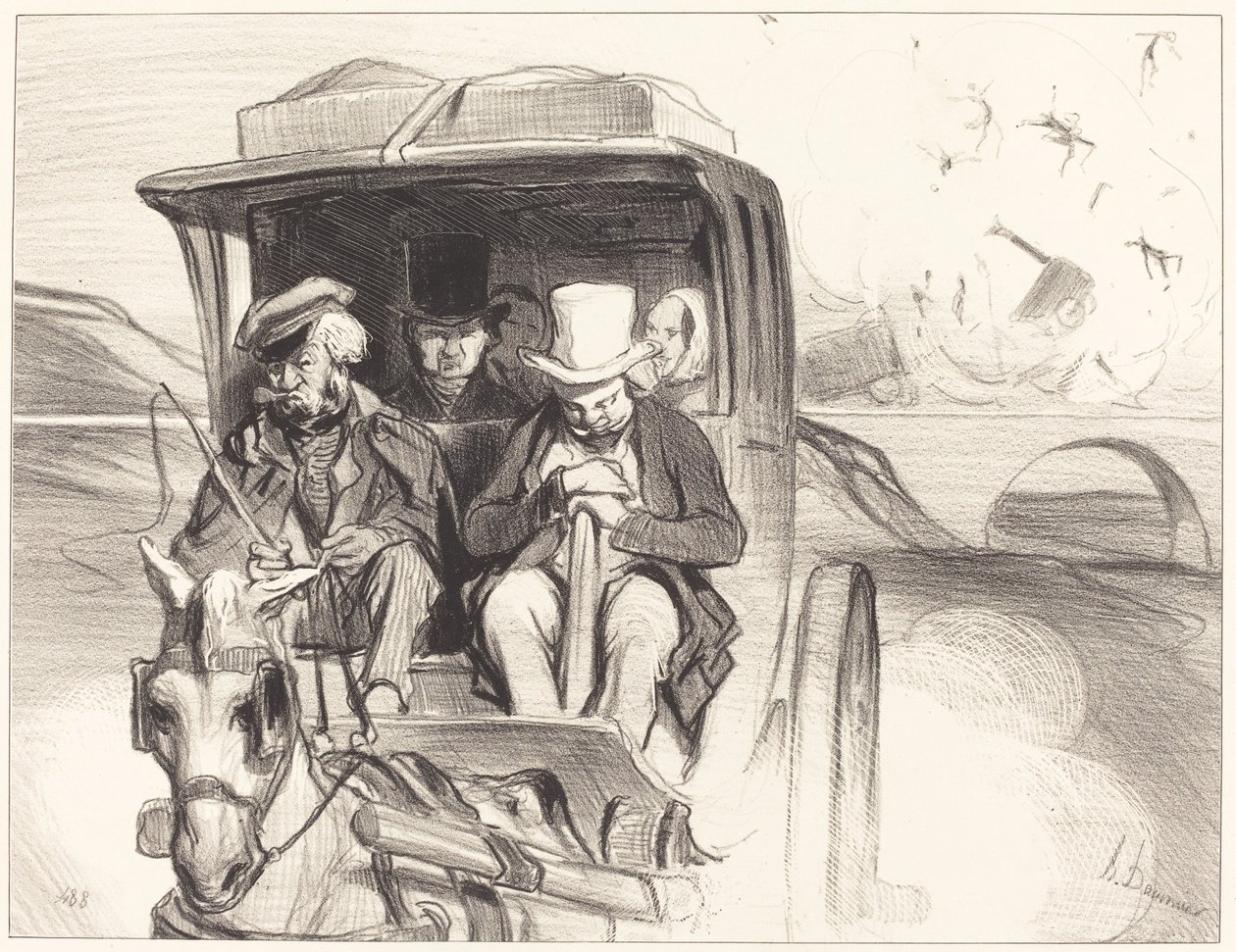 Kom så... hvad fanden tikker... af Honoré Daumier