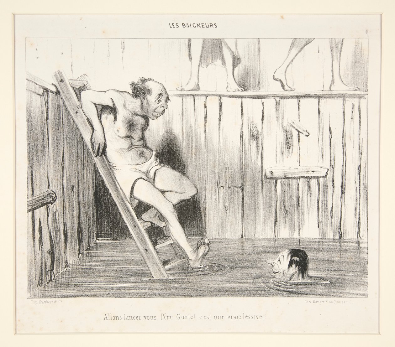 Lad os komme i gang Pere Goutot c af Honoré Daumier
