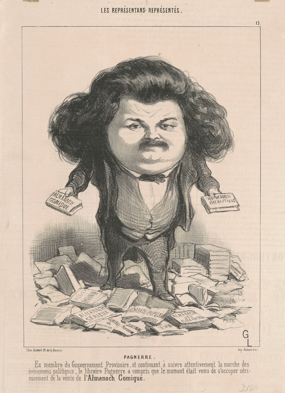Myre. Laurent Pagnerre af Honoré Daumier
