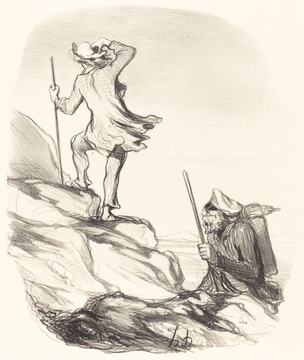 Ser du et civiliseret sted... af Honoré Daumier