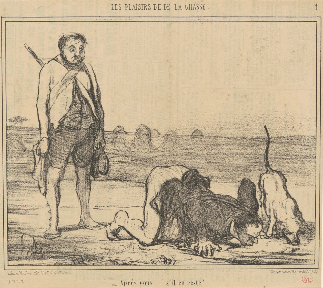 Efter dig...hvis der er nogen tilbage! ... af Honoré Daumier