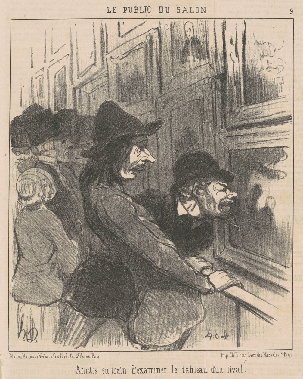 Kunstnere undersøger... af Honoré Daumier