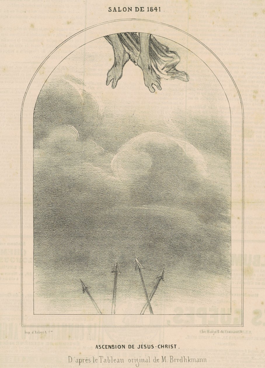 Jesu Kristi himmelfart af Honoré Daumier